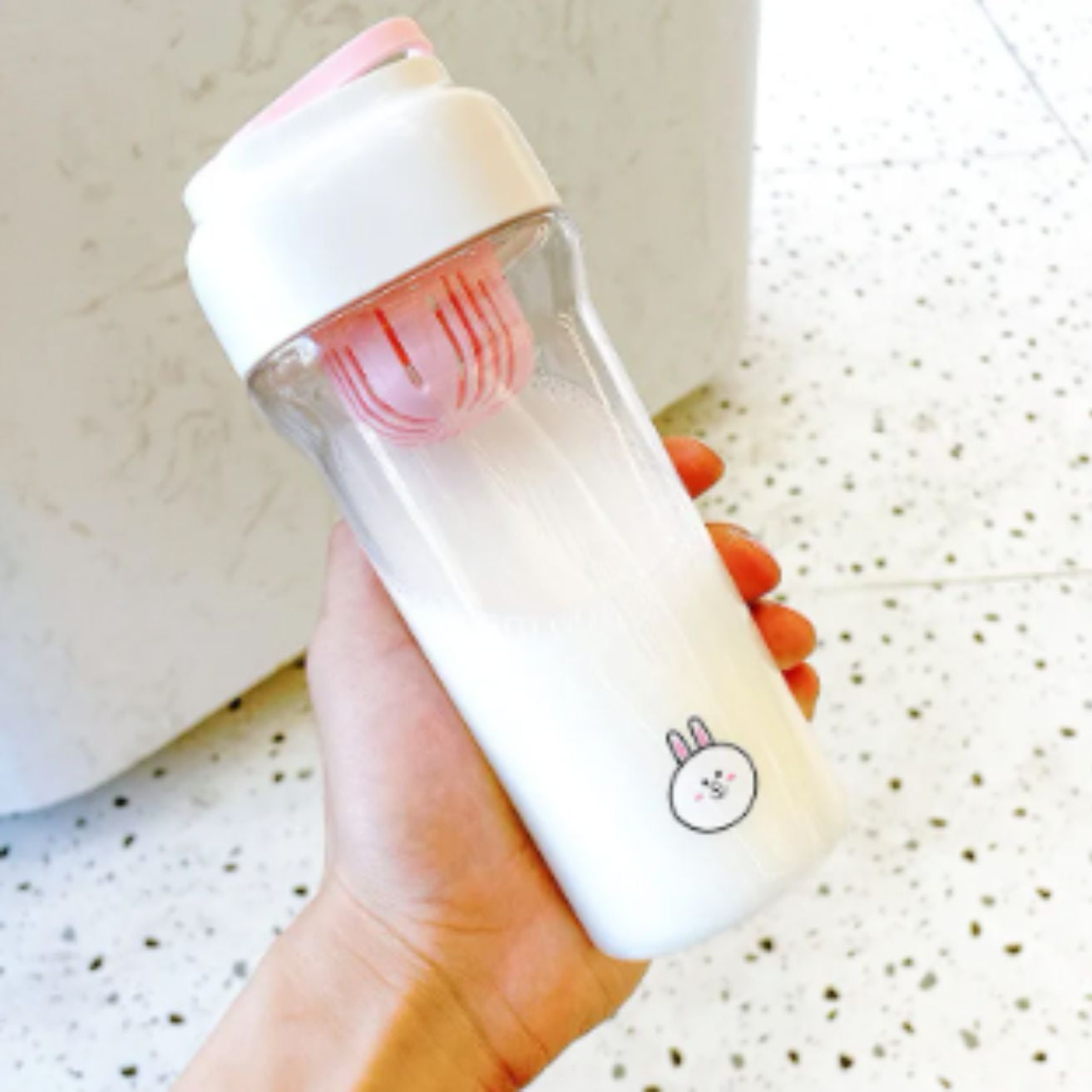 Santú Home & Deco - Botella Con Tapa Animales Conejo