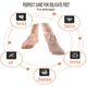 thumbnail image 5 of Calcetines de yoga gruesos profesionales para mujer con agarres y correas antideslizantes, ideales para pilates, ballet, danza y entrenamiento descalzo., 5 of 6