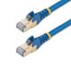 thumbnail image 1 of Cable Ethernet StarTech Cat6a 10GbE blindado de 10 pies, azul, 1 of 2