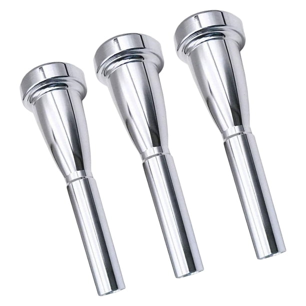 3 piezas de boquilla de trompeta Piezas de trompeta Accesorios de instrumentos musicales 3C 5C 7C Reemplazo de tamaño para jugadores profesionales