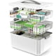 thumbnail image 1 of Organizador de medicamentos ARSTPEOE de 3 niveles con mango de plástico, 1 of 7