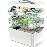 Organizador De Medicamentos Arstpeoe De 3 Niveles Con Mango De Plástico