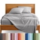 thumbnail image 1 of Juego de sábanas Bare Home Full gris claro de microfibra, 1 of 9