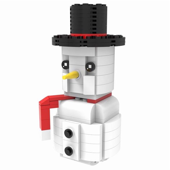 Set de bloques NovaBrix Snowman 157 piezas multicolor