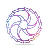 Xusx111 - Rotor De Freno De Disco De 180Mm Con 6 Pernos, Electroplatificación De Acero Inoxidable Color Deslumbrante Freno De Disco De Bicicleta Ultraligero