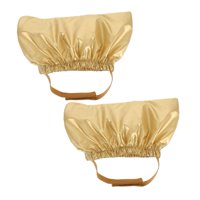 Xusx111 - Capuchas De Ducha Para Mascotas Ajustables De 2 Piezas Protector De Oídos De Baño Para Gatos Y Perros Capuchas Reutilizables Para El Cuidado Diseño Ligero Cómodo Protección De Oídos (Dorado)