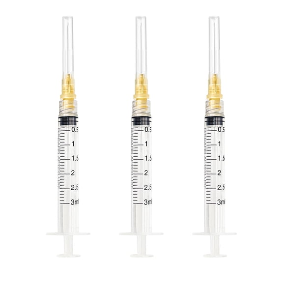Jeringa De 3 Ml 25g 3 8 Cm Luer Lock 30 Piezas
