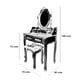 thumbnail image 5 of Tocador Clásico Bree 4dw Blanco con Piso, 5 of 6