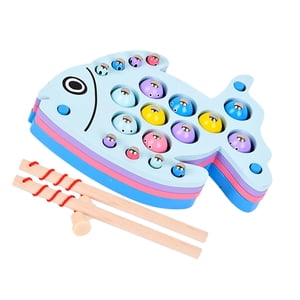 Magideal - Montessori Toys De Pesca De Para Niños En Edad De 1 A 3 , Interacción Entre Padres Y Hijos, Educativo, Forma De Pez