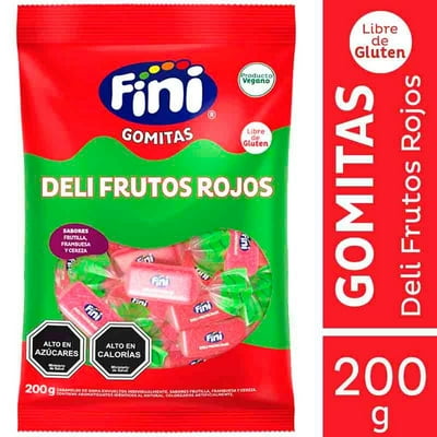 Gomitas Deli Frutos Rojos 200 G Fini