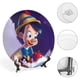 thumbnail image 4 of Las aventuras de Pinocho Plato decorativo de porcelana fina (bone china), plato decorativo de cerámica para hogar, oficina, soporte de pared, platos decorativos para dormitorio - 6 pulgadas (15 cm), 4 of 6