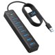 thumbnail image 1 of Hub USB PHIXERO de 7 puertos USB 3.0 con cable de 1 m para PC/portátil, 1 of 8