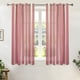 thumbnail image 1 of Cortinas DriftAway, 137 cm, mezcla de lino, con rayas verticales, rojas, 2 paneles, 1 of 7