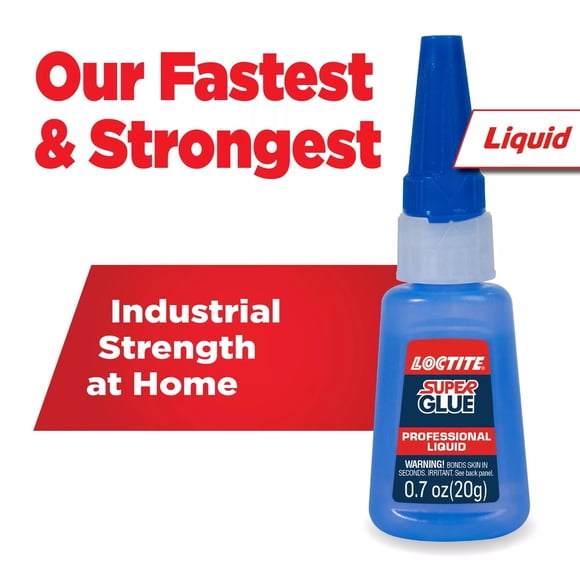 Pegamento Loctite SUPER GLUE Professional 20 g, secado en 15 s