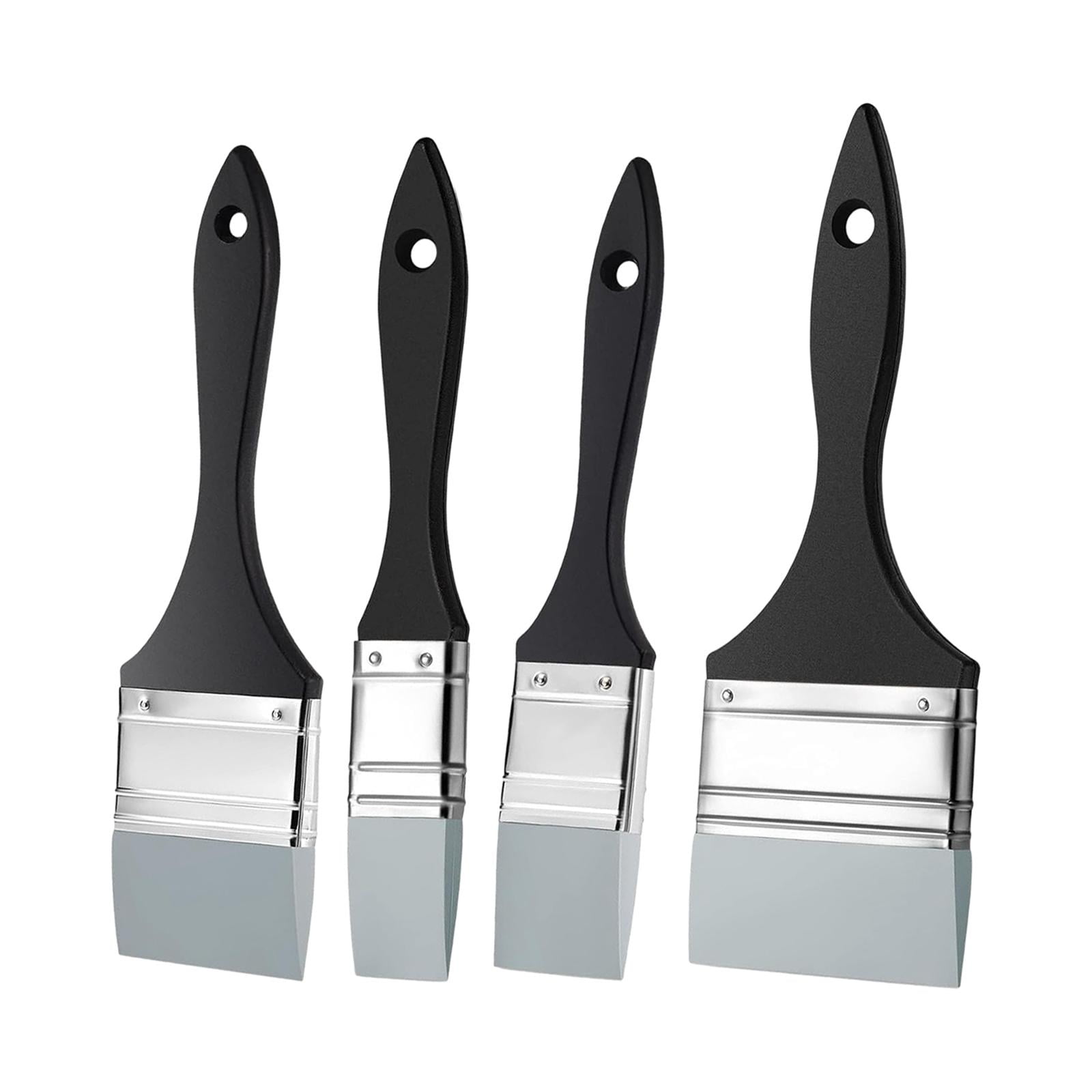 Bothyi - Pinceles De Pintura De Silicona, Herramienta De Pintura Moldeadora De Color De Escritura Reutilizable Para Aula, 1,5 Pulgadas, 2 Pulgadas, 2,5 Pulgadas, 3 Pulgadas