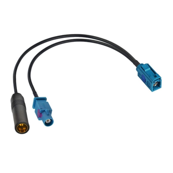 Divisor de antena de coche Bingfu Fakra Z hembra macho a DIN 15 cm