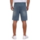 thumbnail image 3 of INSPIRE CHIC Pantalones Cortos de Mezclilla Texturizados para Hombre, por Encima de la Rodilla, con Cremallera, Casual, Talla 34, Azul Oscuro, 3 of 4