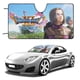 thumbnail image 1 of Dragon Quest Parasol para Parabrisas Delantero Protector Plegable, Visera Solar para Auto Bloquea Rayos UV Mantiene tu Vehículo Fresco 130cm*70cm, 1 of 6