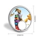 thumbnail image 2 of Hop-Theme Round Button Badge: Premium Metal Construction, Ideal for High-End Events 2.8 cm, 2 of 6