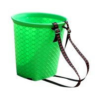Magideal - Cesta Trasera Con Correas De Hombro Múltiples Puestos De Agua Portátil Huerto De Recolección De Recolección De Huerto Para Pescar Jardinería De Picnic Verde