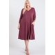 thumbnail image 5 of Vestido Con Cuello En V Y Bolsillos Ocultos Talla 2xl, 5 of 6