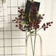 thumbnail image 4 of 3 hojas de olivo artificiales con frutas, ramas de olivo artificiales, plantas verdes para decoración del hogar y la oficina., 4 of 5