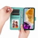 thumbnail image 4 of Funda tipo cartera FOXDOCK para Samsung Galaxy M15 5G , diseño girasol en relieve, cuero PU, cierre magnético, soporte y tarjetero, 4 of 5