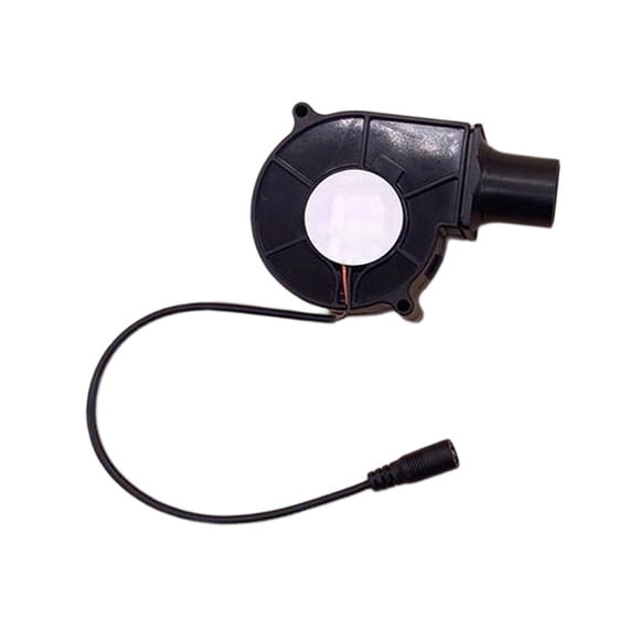 Soplador de aire para barbacoa, duradero, ajustable, fácil de usar, mini estufa de fuego para acampar, ventilador de metal, estable de mano para barba Estilo B