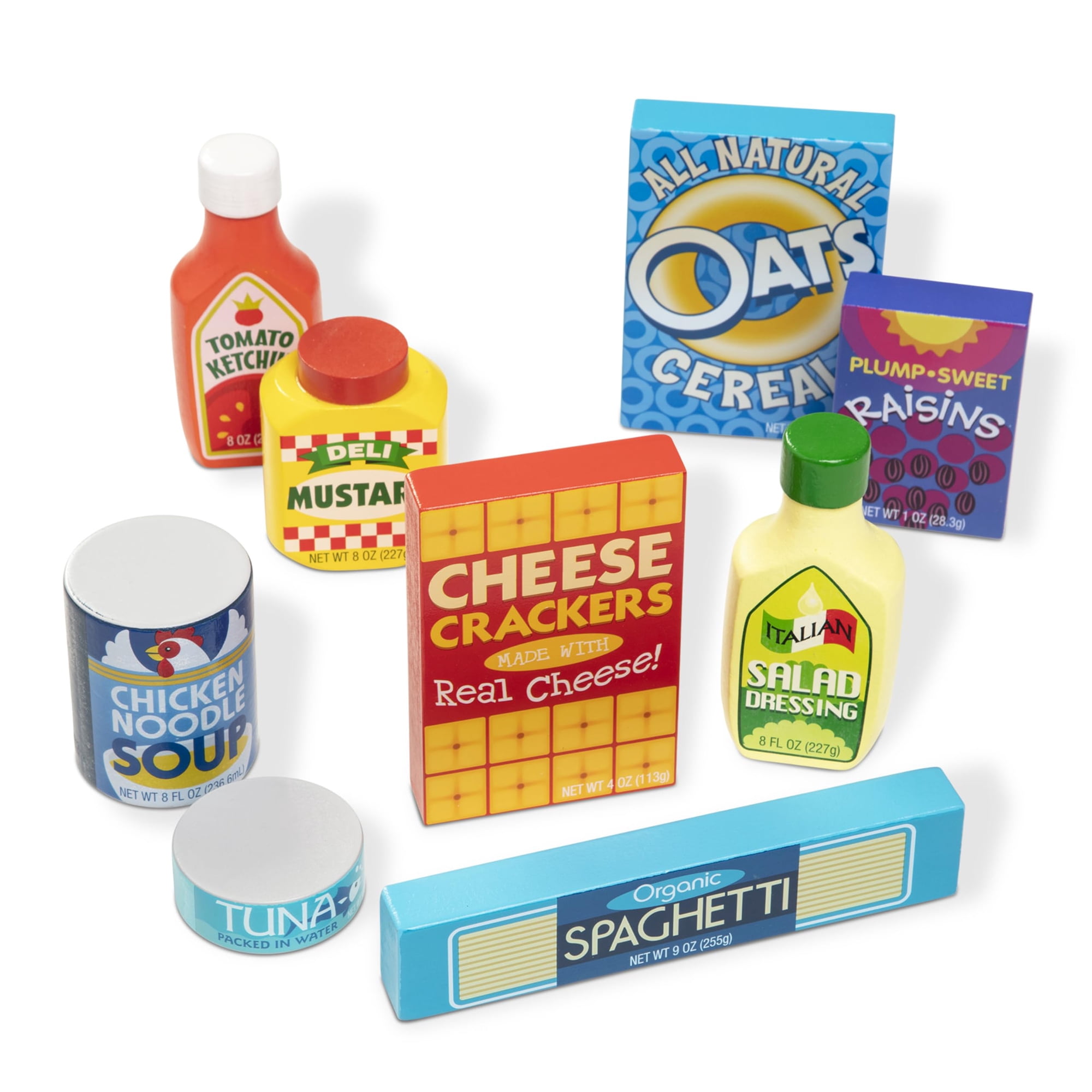 Set De Comida Pantry Play Melissa & Doug De Madera, 9 Piezas Para Niños A Partir De 3 Años