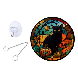 Magideal - Decoraciones Colgantes De Halloween Colgante Decoración Del Jardín Del Hogar Al Aire Libre Arte De La Pared Interior Patio Escultura Panel Adornos Acr Estilo E