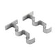 thumbnail image 1 of Pack 2 Unidades Soporte Doble Muro De Metal Satín 19/19 Mm, 1 of 3