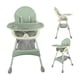 thumbnail image 2 of Silla De Comer 2 En 1 Ajustable Pegables Portatil Verde Infantil, 2 of 3