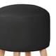 thumbnail image 2 of Pouf Nantes Pu Negro, 2 of 3