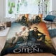 thumbnail image 2 of Buenos Presagios Conjunto de sábanas temático, trío de piezas, cómodo y amigable con la piel, diseño único, regalo de decoración para el hogar para familiares, amigos y fans,173cm *218cm, 2 of 6