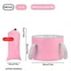 thumbnail image 1 of Relax and Refresh Anywhere with our Collapsible Foot Bath Basin - Portable, Washable, and Stylish! Perfect for Traveling, Camping, and Outdoor Activities. Available in Pink, Blue, and Grey. Best Gifts, 1 of 5
