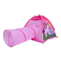 Tienda Carpa Tunel Rosada Niña 170X112X94Cm Gamepower Rosa Tamano Unico