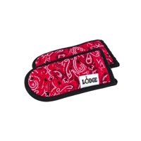 Lodge - Set De 2 Mango De Tela Bandana Rojo