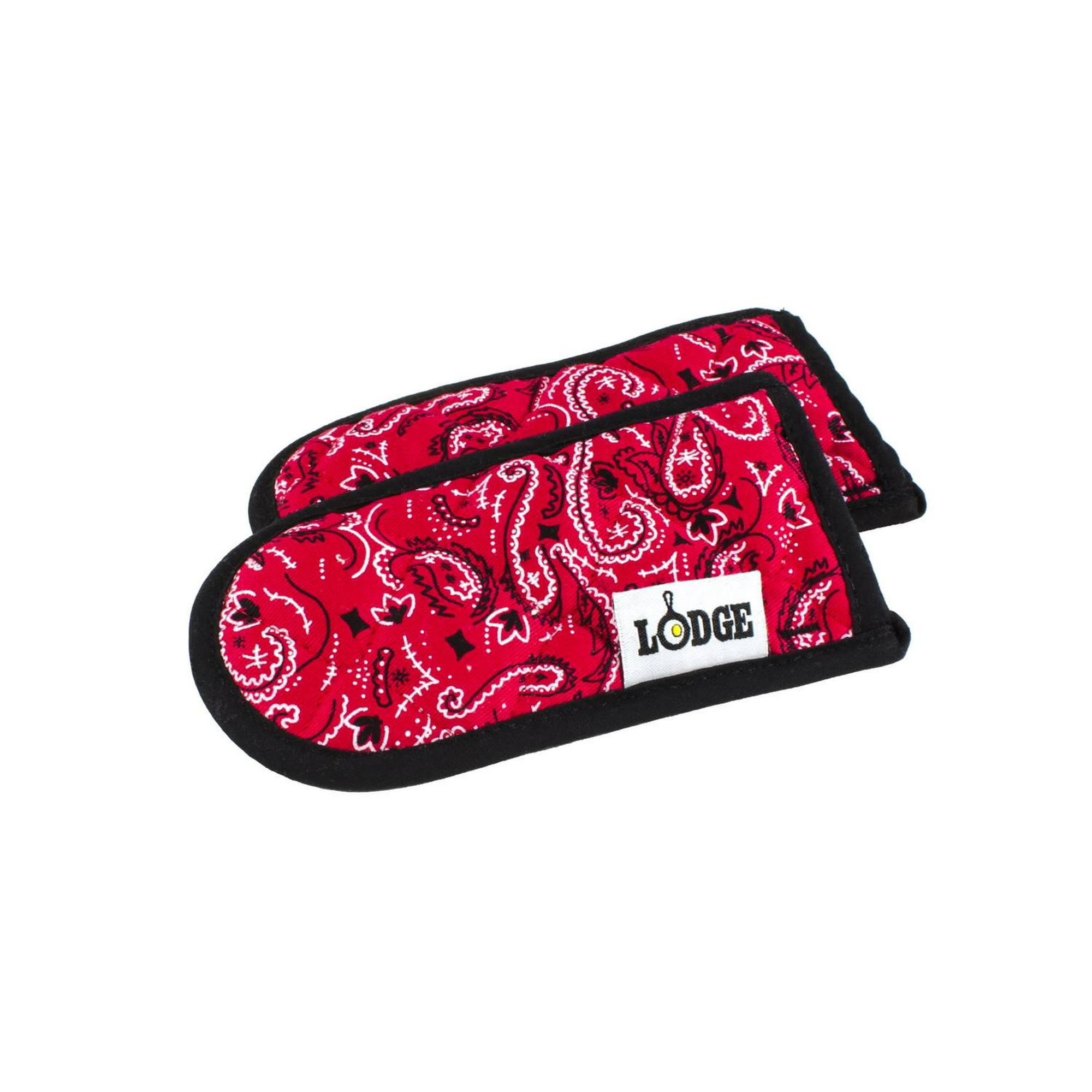 Lodge - Set De 2 Mango De Tela Bandana Rojo