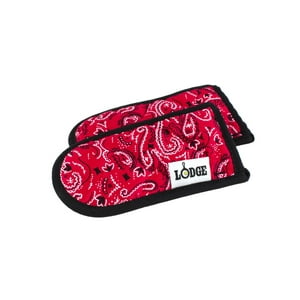 Lodge - Set De 2 Mango De Tela Bandana Rojo
