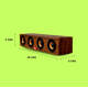 thumbnail image 5 of Parlante Blik Rockwood portátil con bluetooth madera, 5 of 5
