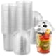 thumbnail image 1 of Vasos de plástico para postres Stock Your Home 350 ml con tapas (juego de 50), 1 of 7