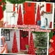 thumbnail image 2 of Árbol de Navidad Leyndo, plegable, 1,5 m, con lentejuelas rojas, 2 of 3