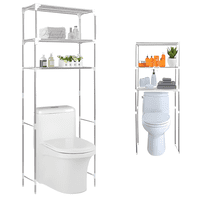 Genérica - Estante Organizador Sobre Inodoro Wc Baño 3 Niveles Metálico