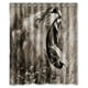 thumbnail image 1 of Cortina de ducha con diseño de león rugiente, juego de cortina de baño con ganchos, tamaño 60 x 72 pulgadas, 1 of 3
