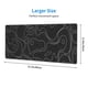thumbnail image 2 of Alfombrilla de ratón para juegos BEYIMEN Topographic Contour Black XL, 2 of 8