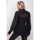 thumbnail image 4 of Blusa Mujer Manga Larga Transparencia Formal Casual Eventos 307, 4 of 4