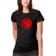thumbnail image 2 of Polera Dragon Medieval Escudo Fuego Moda Mujer Color, 2 of 3