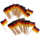 thumbnail image 3 of 100 piezas decorativas bandera palillos fiesta comida decoraciones Alemania, 3 of 5