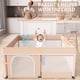 thumbnail image 2 of Playpen Omzer Baby con alfombrilla de seguridad para interiores, 127 x 127 cm, color beige, 2 of 7
