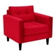 thumbnail image 2 of Sofa Retro 1c Felpa 00 Rojo, 2 of 6
